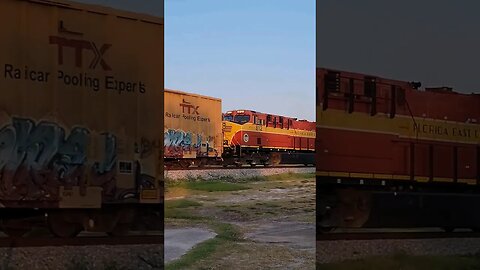 Florida East Coast Railway FEC-107 at Daytona Beach Golf Club June 30 2023 #railfanrob #fec107