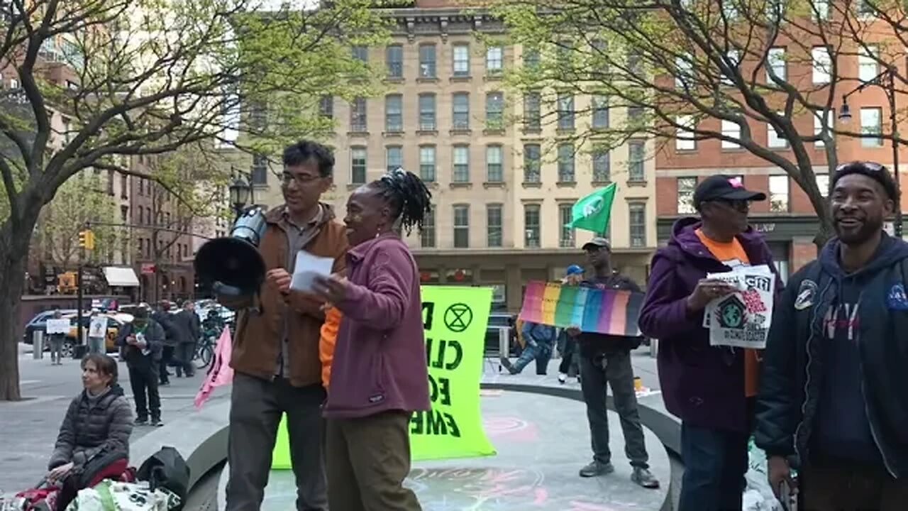 CitiGroup Annual Shareholders Rally 320 Greenwich St 4/24 #CitiDropFossilFuels #ShareholderShowdown