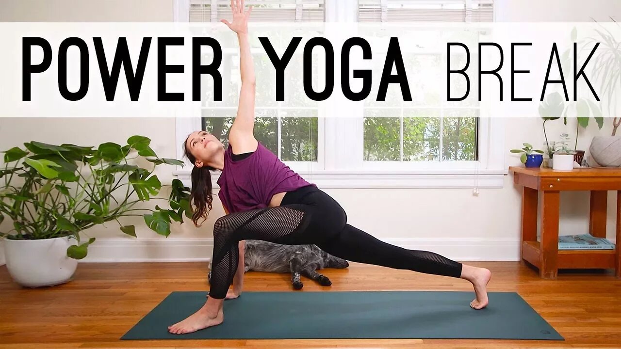 Power Yoga Break | Yoga For Weight Loss | Yoga With Adriene