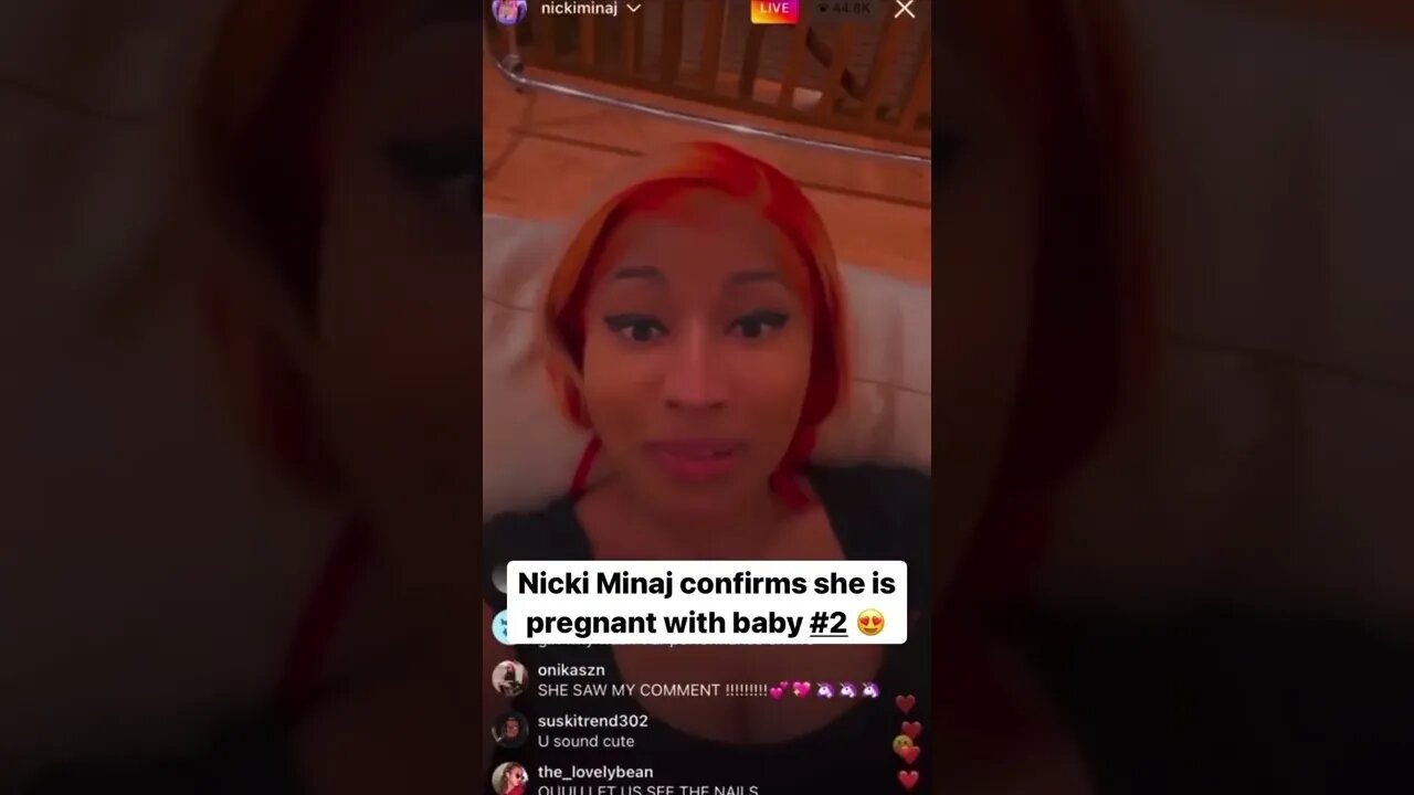 Nicki Minaj confirms she’s pregnant and expecting her second child