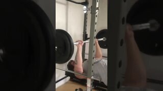 205x3 Pause Close Grip Bench #shorts