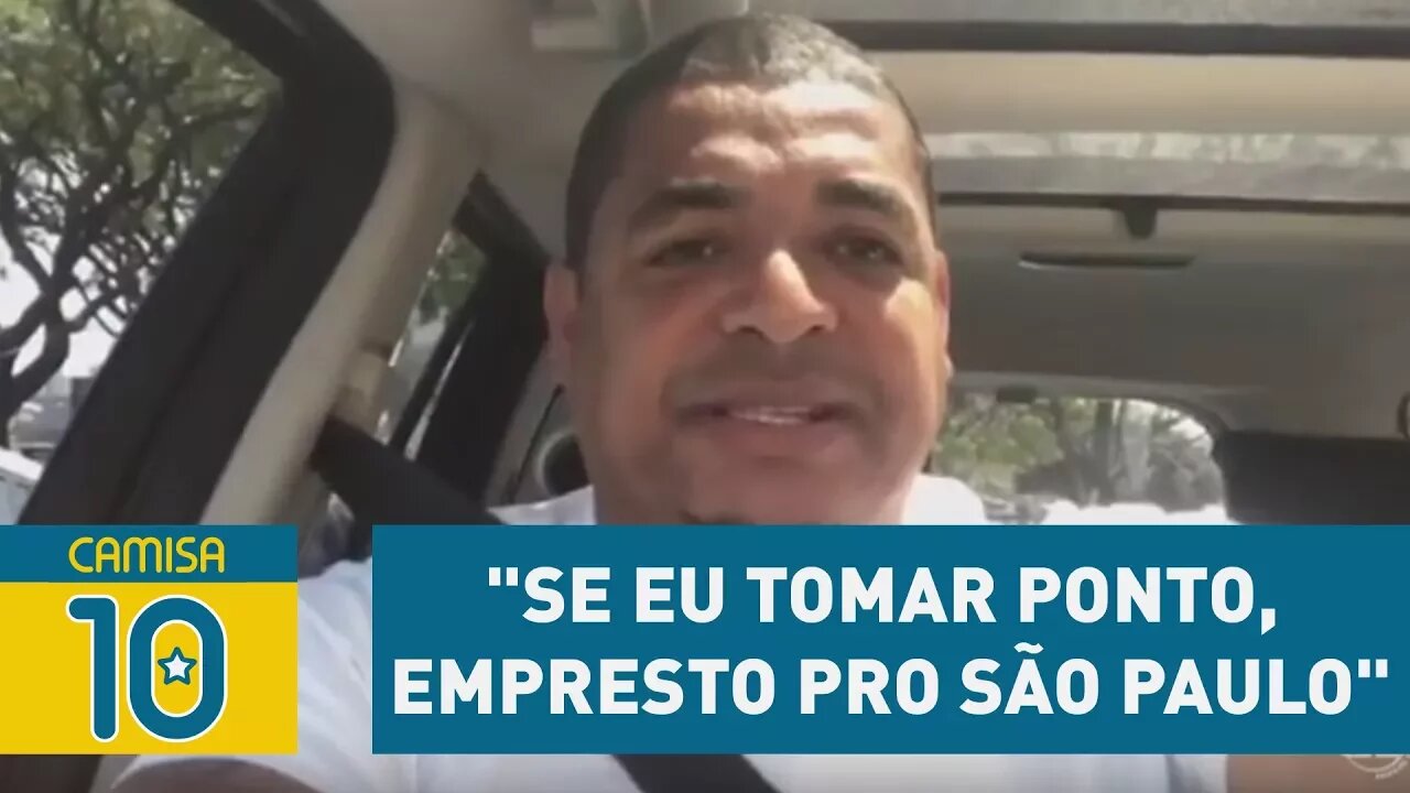 "Se eu tomar ponto, empresto pro São Paulo", diz Vampeta, do carro