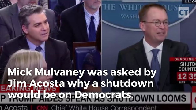 Mulvaney Destroys Acosta For Not Knowing Simple Addition