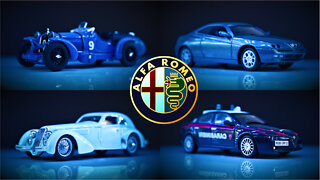 ALFA-ROMEO models from my 1/43 scale collection