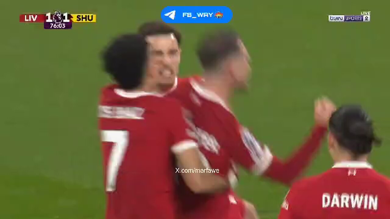 Today Premiere League Liverpool v/s Sheffield united// Mac Allister wonderful Goal