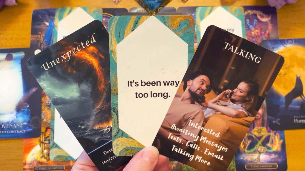OMG! 😍 UNEXPECTED CONTACT FROM YOUR PERSON COMES OUT OF NOWHERE! ☎️ ( LOVE TAROT READING)