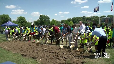 NorthStar lacrosse program breaks ground on new field