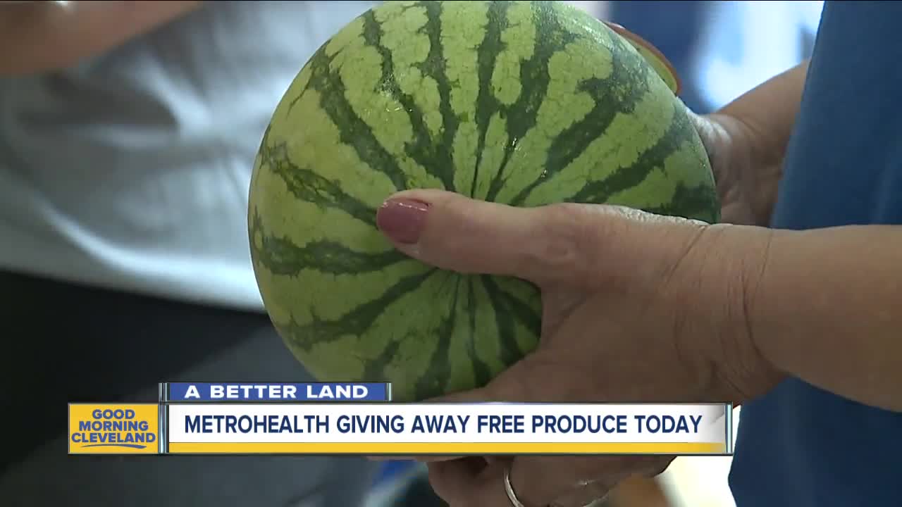 MetroHealth giving away free produce today