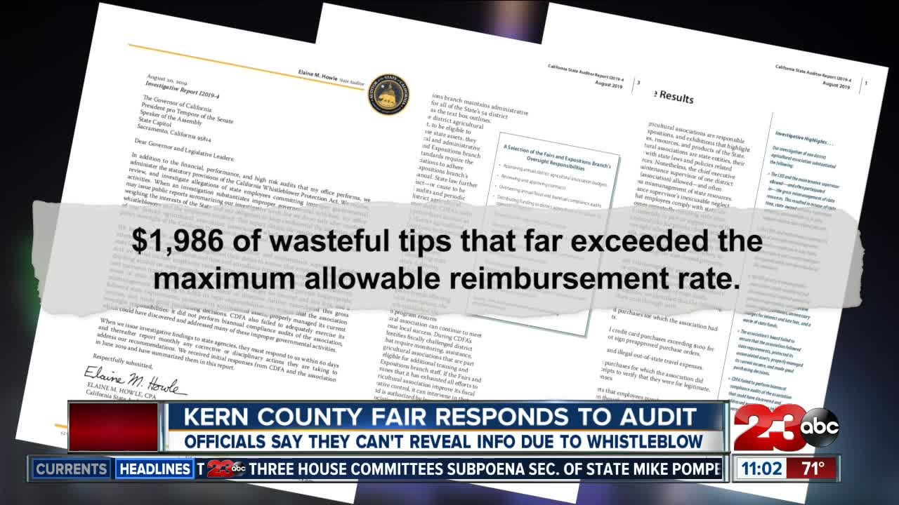 Kern County Fair officials respond to state audit report