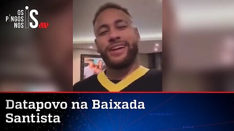 Neymar envia mensagem a Bolsonaro, que visita instituto do atleta no litoral