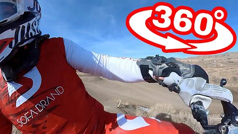 Lap at Aztec in 360°! | 2023 Yamaha YZ450F