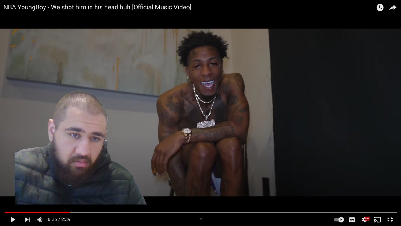 "maaaan" NBA YoungBoy - We shot him in his head huh | H Reactions