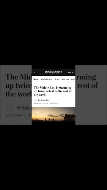 Warming Faster Than The Rest Of The World