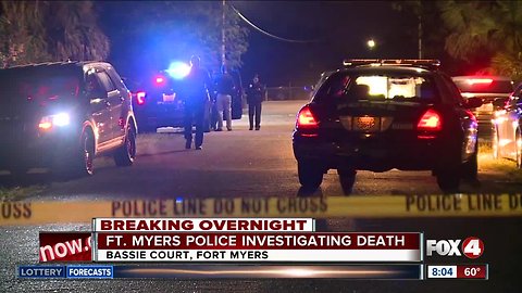 Death investigation is underway for Fort Myers Police - 8am live report