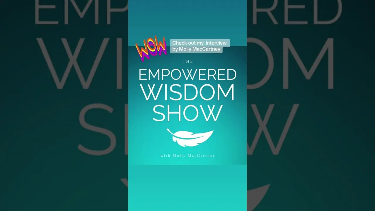 WOW! ✨ I am thrilled to share this wonderful interview of me by Molly MacCartney of The Empowered Wi