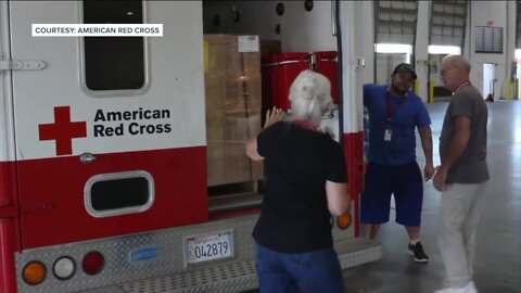 Storm has residents and The American Red Cross preparing ahead of a time