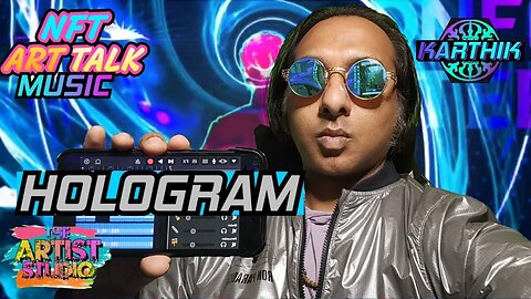 KARTHIK - Hologram 📱🎨🎶 Making a Funk Pop Beat on the iPhone ‎@Apple