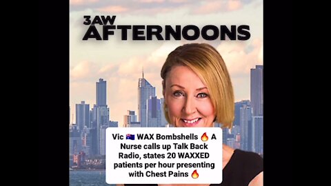 COMMISTRALIA: A nurse calls up talk show - 20 jabbed patients per hour presenting with chest pains