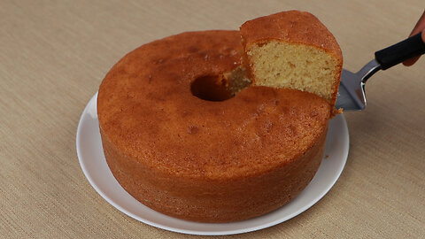 Natural Yogurt Cake! Super Fluffy and Very Tasty