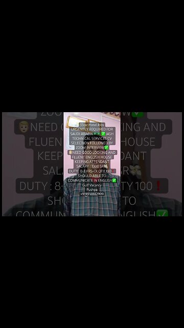 house keeping jobs 🇶🇦#gulfvacancy #job #virul