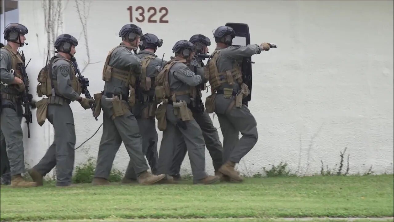 Marines Conduct an Active-Shooter Scenario on Camp Focter - Constant Vigilance 2021