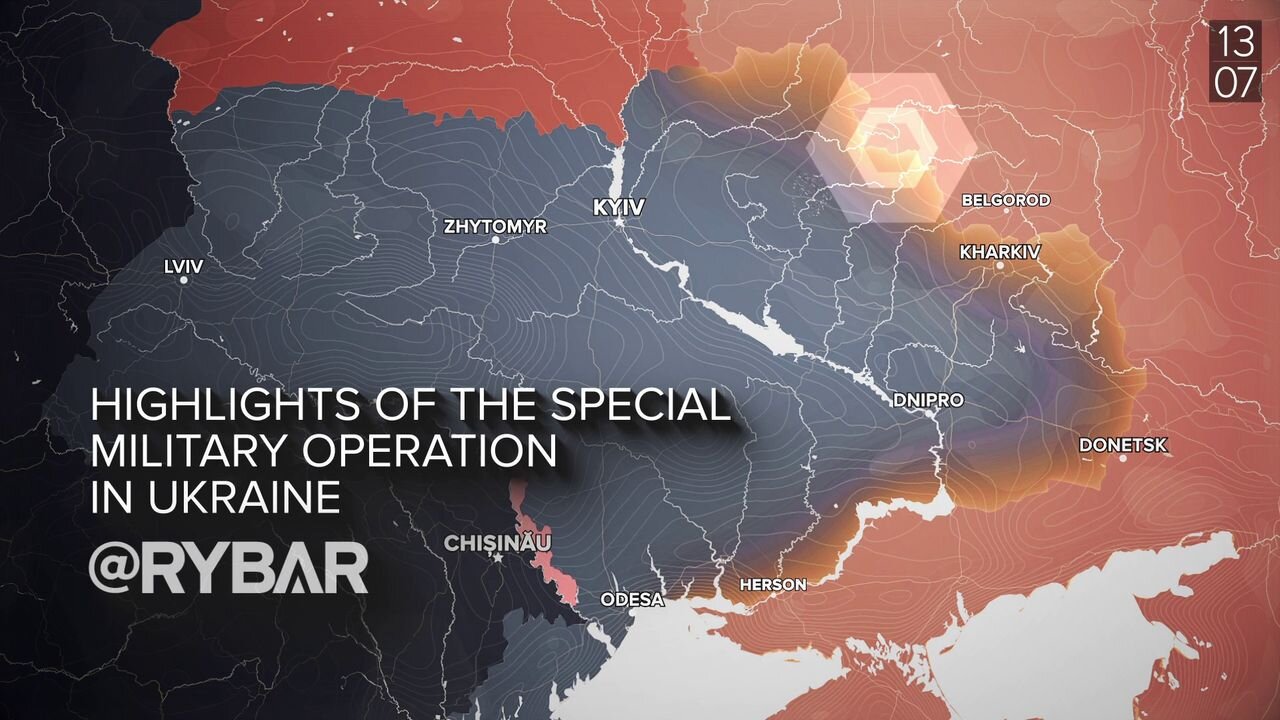 Highlights of Russian Military Operation in Ukraine on July 13