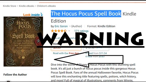 WALMART AMAZON SELLING WITCHCRAFT - DISNEY The Hocus Pocus Spell Book - EXPOSED - Christian VIDEO