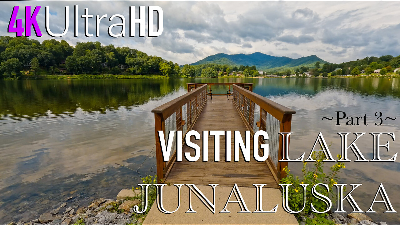 Lake Junaluska Part 3 - 4K Ultra HD - North Carolina - Ultimate Relaxation - Peaceful Walk - Travel