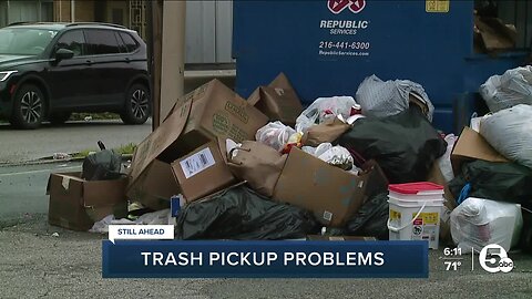 'The stench is sickening': trash at apartment complex piles up