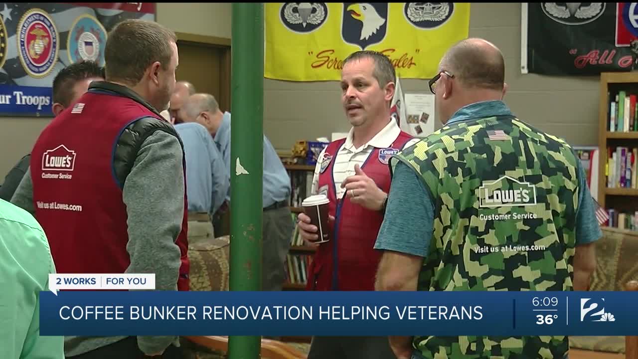 Coffee Bunker Renovation Helping Veterans