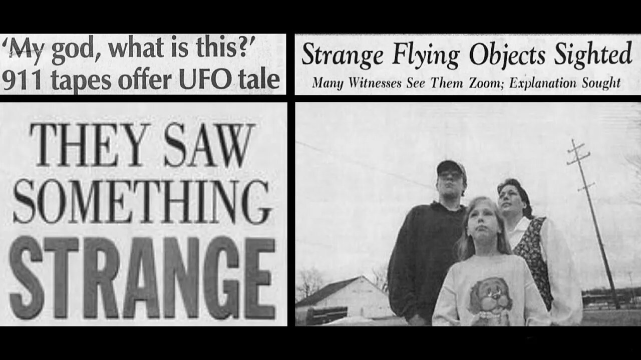 911 calls from eyewitnesses of the Holland, Michigan, UFO sightings on March 8, 1994