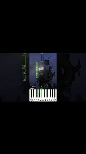 skibidi toilet 44 (DaFuq!?Boom!) - Octave Piano Tutorial