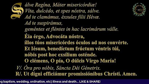 Latin Rosary; Sorrowful Mysteries
