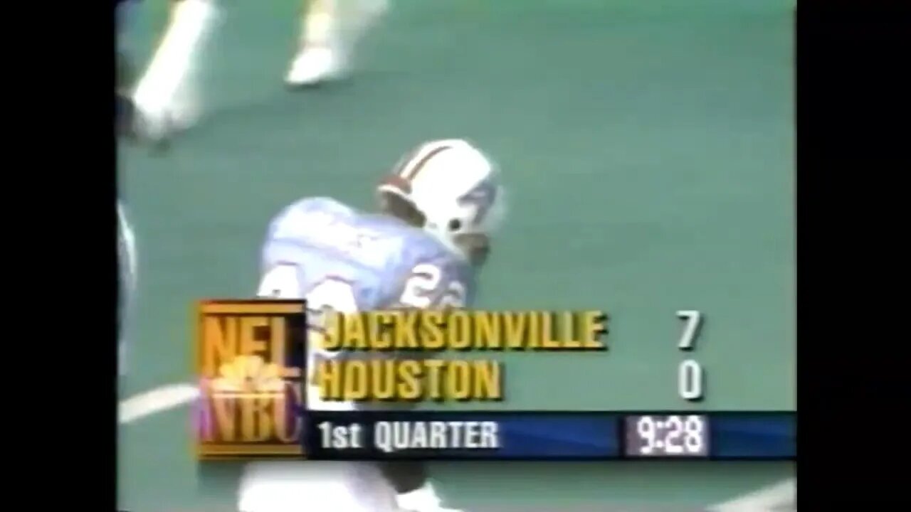 1995-10-01 Jacksonville Jaguars vs Houston Oilers