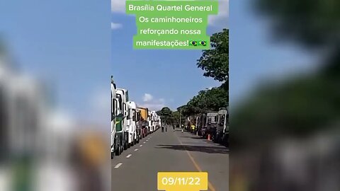 Os caminhoneiros firme e forte Brasil