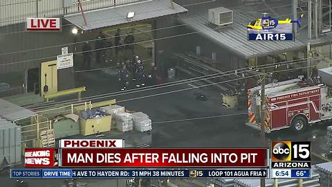 Man dies after falling into pit in west Phoenix