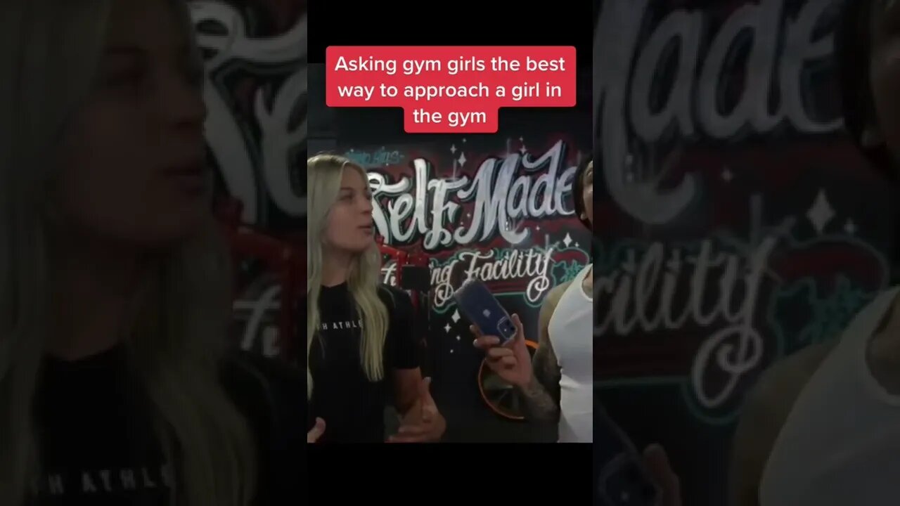 What is the best way to approach a girl in the gym?