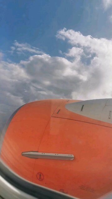 On the plane flying to Mexico