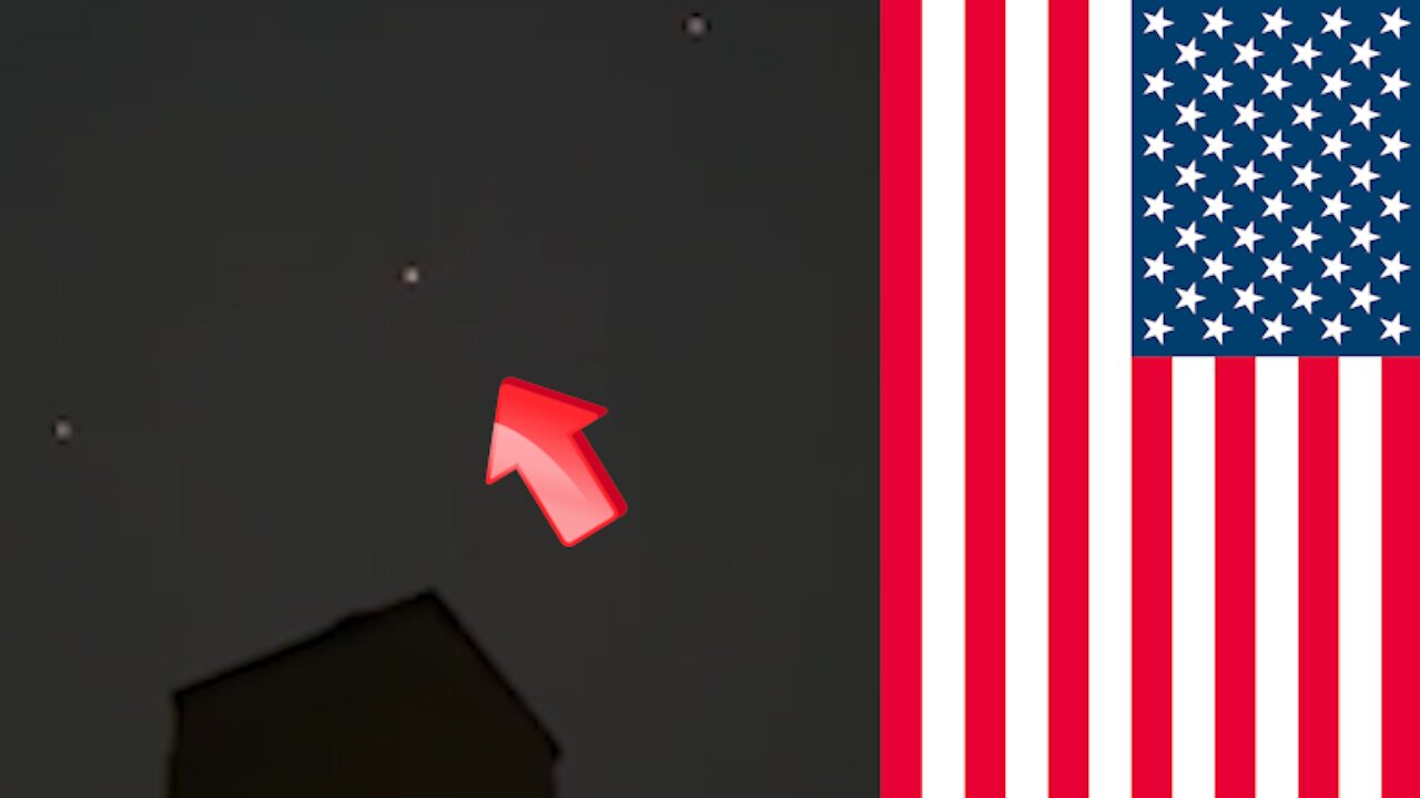 Red UFO sighting over Houston USA on May 15 2021 [Space]