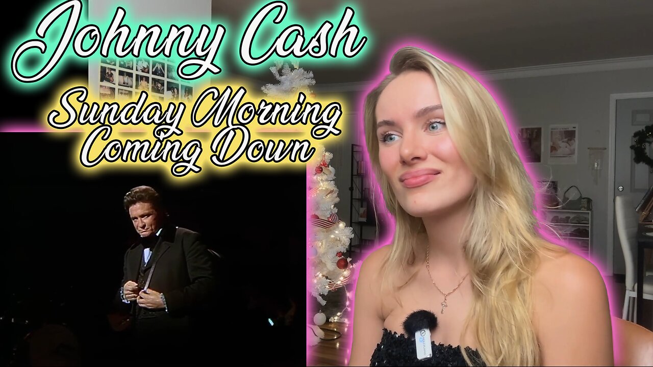 Johnny Cash-Sunday Morning Coming Down!! Russian Girl First Time Hearing!!