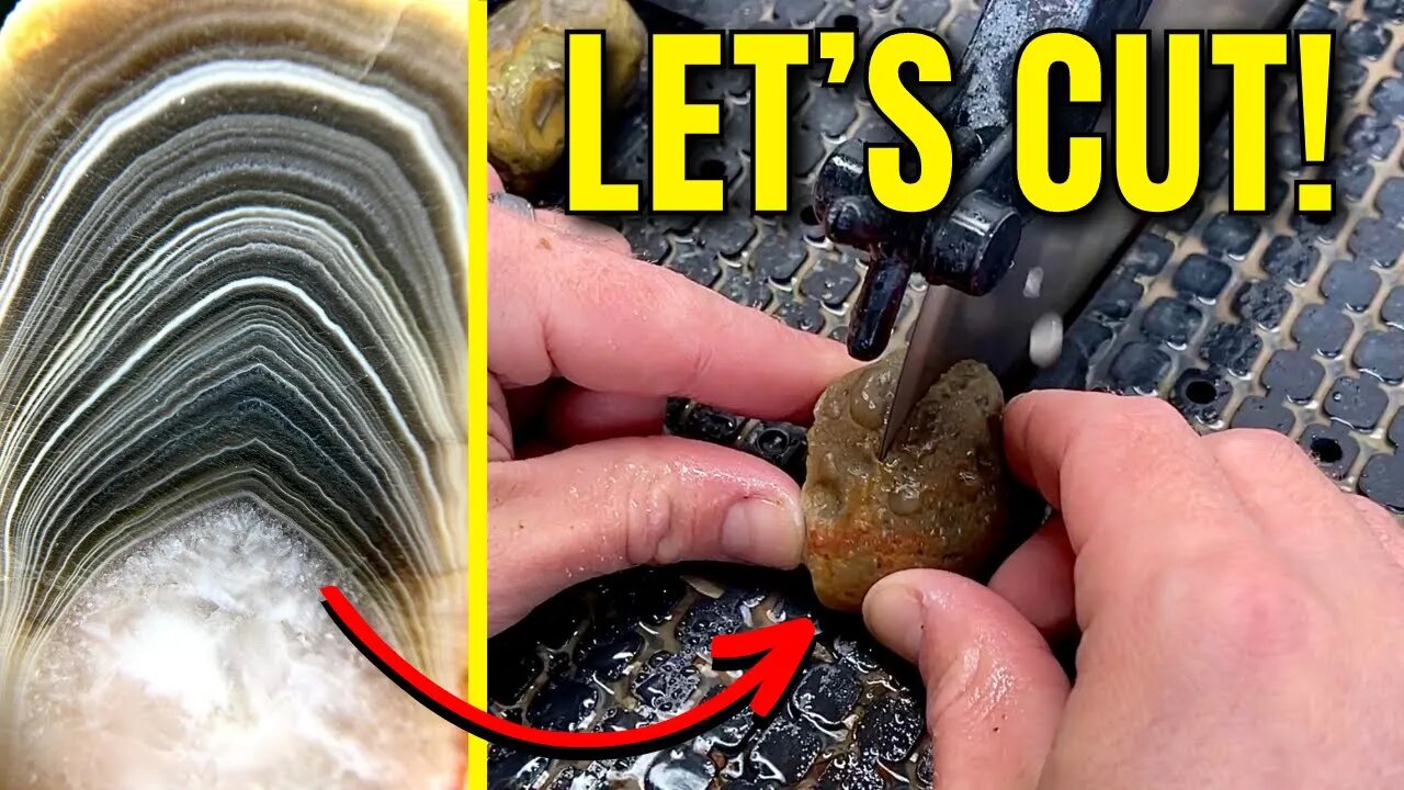 21 EPIC agates cut open! Exposing UNSEEN bands inside!