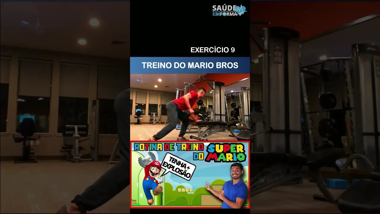 Treino do SUPER MARIO na VIDA REAL p/ PULAR + Alto🍄9 #Treino do #supermario #MARIOBROS #pliometria