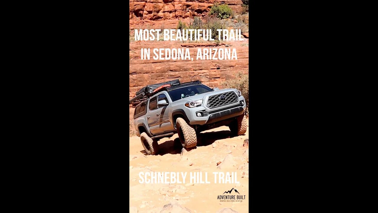 OVERLANDING THE MOST BEAUTIFUL TRAIL IN SEDONA, ARIZONA Schnebly Hill Trail #short