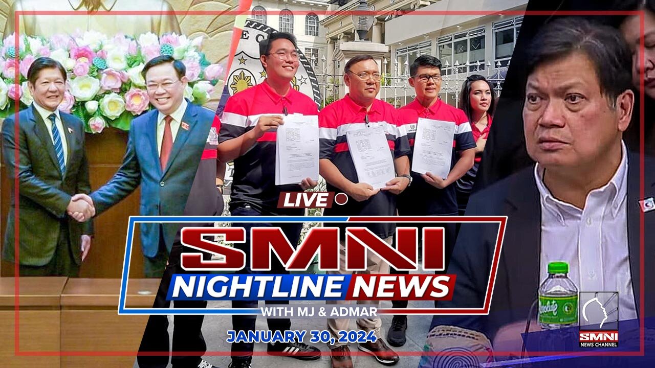 LIVE: SMNI Nightline News with MJ Mondejar and Admar Vilando | January 30, 2024