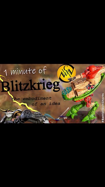 BATTLETECH #Shorts - Blitzkrieg, the embodiment of an idea