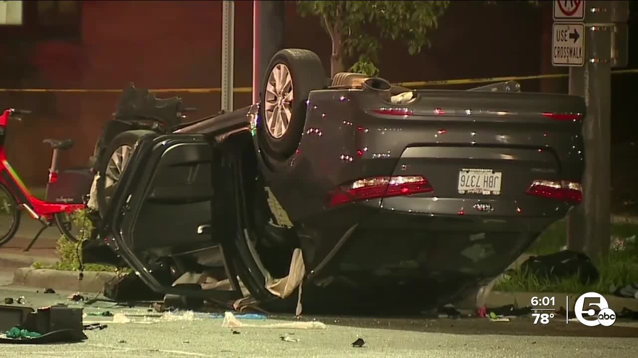 Woman dies after police say stolen KIA crashes into car in Old Brooklyn