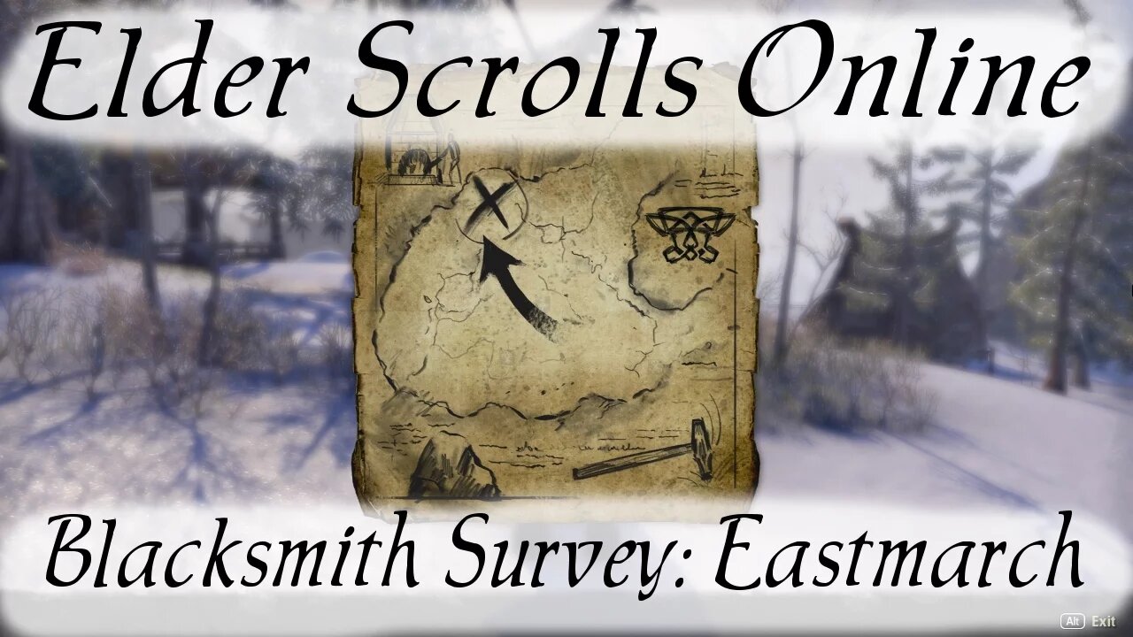 Blacksmith Survey: Eastmarch [Elder Scrolls Online]