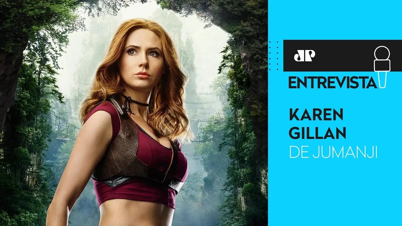 Entrevista Jumanji: Próxima Fase | Karen Gillan imita Danny DeVito