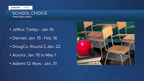 Open enrollment: Jeffco opens School Choice today