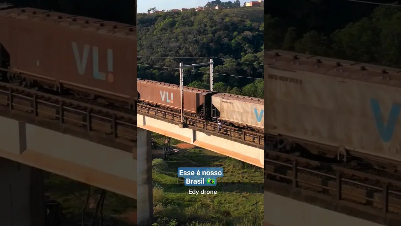 Olha o tamanho do gigante #trem #locomotivanostrilhos #trilhos